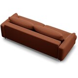 Micadoni Raztegljiva/s prostorom za shranjevanje sedežna garnitura v barvi terakote 233 cm Naomi – | Shoptok.si