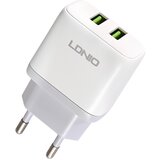 Ldnio Kucni punjac A2221 2xUSB/ 12W beli