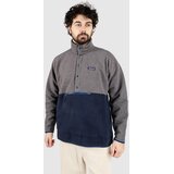 Patagonia Retro Pile 1/2 Snap Half-Zip Pulover iz flisa new navy w / nickel | Shoptok.si