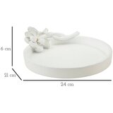 Mauro Ferretti Dekorativni pladenj iz poliresina ø 21 cm Magnolia – | Shoptok.si