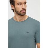 Hugo Bombažna kratka majica zelena barva | Shoptok.si