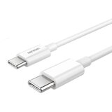 Denmen kabl D10C type c na type c 100W 1m/ bela | ePonuda.com