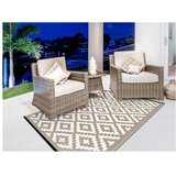 Green Decore Bež-bijeli obostrani tepih pogodan za vanjski Nirvana, 120 x 180 cm | shoptok.hr