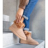  Beige insulated snow boots with collar Edidda Cijene