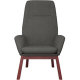  Stolica za opuštanje s tabureom od tkanine tamnosiva | shoptok.hr