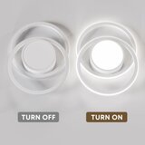 LQWELL LED stropna svetilka 2-obročna | Shoptok.si
