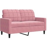 vidaXL 4-dijelni set sofa s jastucima ružičasti baršunasti | shoptok.hr