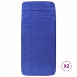  Ručnici za plažu 2 kom plavi 75 x 200 cm od tkanine 400 GSM | Eponuda.ba
