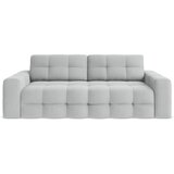 Makamii Svijetlo siva sklopiva sofa od bouclé tkanine 255 cm Milu – | shoptok.hr