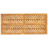  Vrtni blagovaonski stol 200 x 90 x 74 cm masivno bagremovo drvo | shoptok.hr