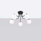 Sollux SL.1663 - Luster na šipci ASTRAL 5xG9/8W/230V crna | Eponuda.com