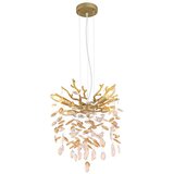 Globo 64138HG - Visilica na sajli QUEENA 4xE14/40W/230V zlatna | Eponuda.com
