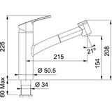Franke Smart - izvlečna - visokotlačna 115.0391.482 | Shoptok.si