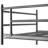 Hanah home krevet na sprat R91 black (90 x 200) | ePonuda.com