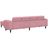  Kauč za dnevni boravak 3 pcs Ružičasta 250 x 188 x 76 cm | Eponuda.com