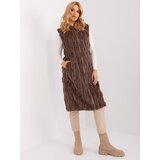 Wool Fashion Italia Vest-AT-KZ-2368-1.07-brown | shoptok.hr