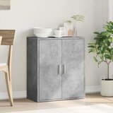 Komoda siva boja betona 79x38x80 cm od konstruiranog drva | shoptok.hr