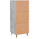  Komoda siva boja betona 34 5x34x90 cm od konstruiranog drva | shoptok.hr