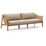 Kave Home Bež/u prirodnoj boji podstavljena vrtna sofa Galea – Cijene