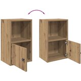 vidaXL Knjižna omara artisan hrast 31x24x52 cm inženirski les | Shoptok.si