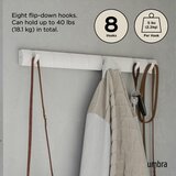 Umbra Mat bel stenski obešalnik iz masivnega bora 81 cm Flip – | Shoptok.si