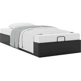  Otomanski okvir kreveta bez madraca crni 90x190 cm umjetne kože | Eponuda.com