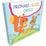 Pronađi, složi, oboji - Brižna vjeveričica, grupa autora