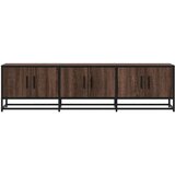 vidaXL TV ormarić smeđi hrast 150x35x41 cm Konstruirano drvo i metal | shoptok.hr