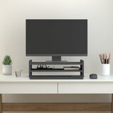  Stalak za monitor sivi 50 x 27 x 15 cm od masivne borovine | shoptok.hr