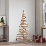  Božićna drvca s stalakom Prirodna 150 cm Masivna borovina | shoptok.hr