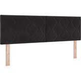  od pjene s madracem i LED-om Crna 140 x 190 cm Baršun | shoptok.hr
