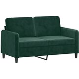  2-dijelni set sofa tamnozeleni baršunasti | shoptok.hr
