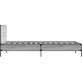  Okvir za krevet boja hrasta 100x200cm konstruirano drvo i metal | shoptok.hr