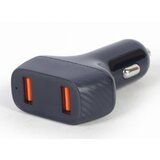Gembird TA U2QC3 CAR 01 QC3.0 brzi auto punjač 2xUSB, 36W 3.6 6.5V 3A, 6.5 9V 2A, 9 12V 1.5A | ePonuda.com