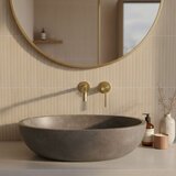 REA Bath Foster Brush Gold Skrita armatura za umivalnik | Shoptok.si