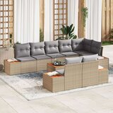 9 delni vrtni set kavčev z blazinami Bež Poli ratan Akacija, (22092515) | Shoptok.si