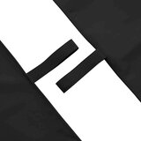 vidaXL Športne brisače 2 pcs Črna 100 x 50 cm Poliester in poliamid | Shoptok.si