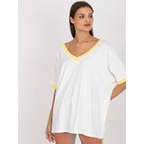 FANCY Blouse-FA-BZ-7766.81P-white-yellow | shoptok.hr