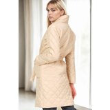 Dewberry Z6722 WOMEN'S COAT-BEIGE-1 | ePonuda.com