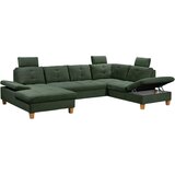 MID.YOU SEDEŽNA GARNITURA, rebrasti žamet temno zelena | Shoptok.si