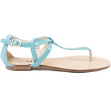 Shelvt Women's blue sandals in flip-flop style Cene