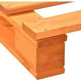  posteljni okvir iz palet rjava trdna borovina 200x200 cm, (20606362) | Shoptok.si