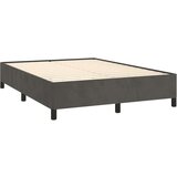  Box spring posteljni z vzmetnico temno siv 140x190 cm žamet, (20790850) | Shoptok.si