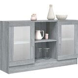  Vitrina boja sivog hrasta sonome 120 x 30 5 x 70 cm drvena | shoptok.hr