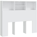 Maison Chic vzglavna omarica - nočna omarica - posteljna omarica bela 120x19x103,5 cm, (21705132) Cene