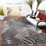 Lesnina XXXL PREPROGA ZA ZUNANJO UPORABO Floral 80/150 cm tkano siva | Shoptok.si