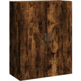  Visoka komoda dimljeni hrast 69 5x34x180 cm konstruiranog drva | shoptok.hr