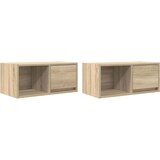 vidaXL TV ormarići 2kom boja hrasta 60x31x25,5 cm konstruiranog drva | shoptok.hr