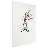  Plakat - Eiffel Tower and Colors 60x90 Bez okvira | shoptok.hr