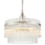  Endon 104112 - Luster na lancu MARIETTA 5xE14/7W/230V sjajni hrom/prozirno staklo | Eponuda.com